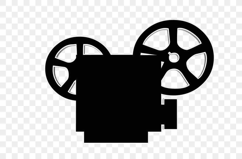 Clip Art Movie Projector Vector Graphics Openclipart Image, PNG, 720x540px, Movie Projector, Black, Black And White, Brand, Film Download Free