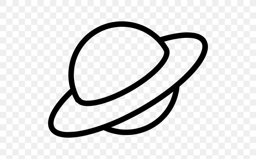Cassini–Huygens Saturn Clip Art, PNG, 512x512px, Saturn, Area, Black And White, Monochrome Photography, Planet Download Free
