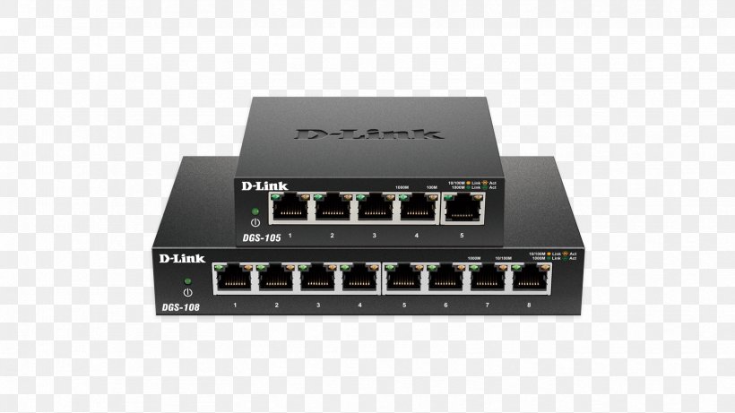 Gigabit Ethernet Ethernet Hub Network Switch Fast Ethernet, PNG, 1664x936px, Gigabit Ethernet, Category 6 Cable, Computer Port, Dlink, Electronic Component Download Free