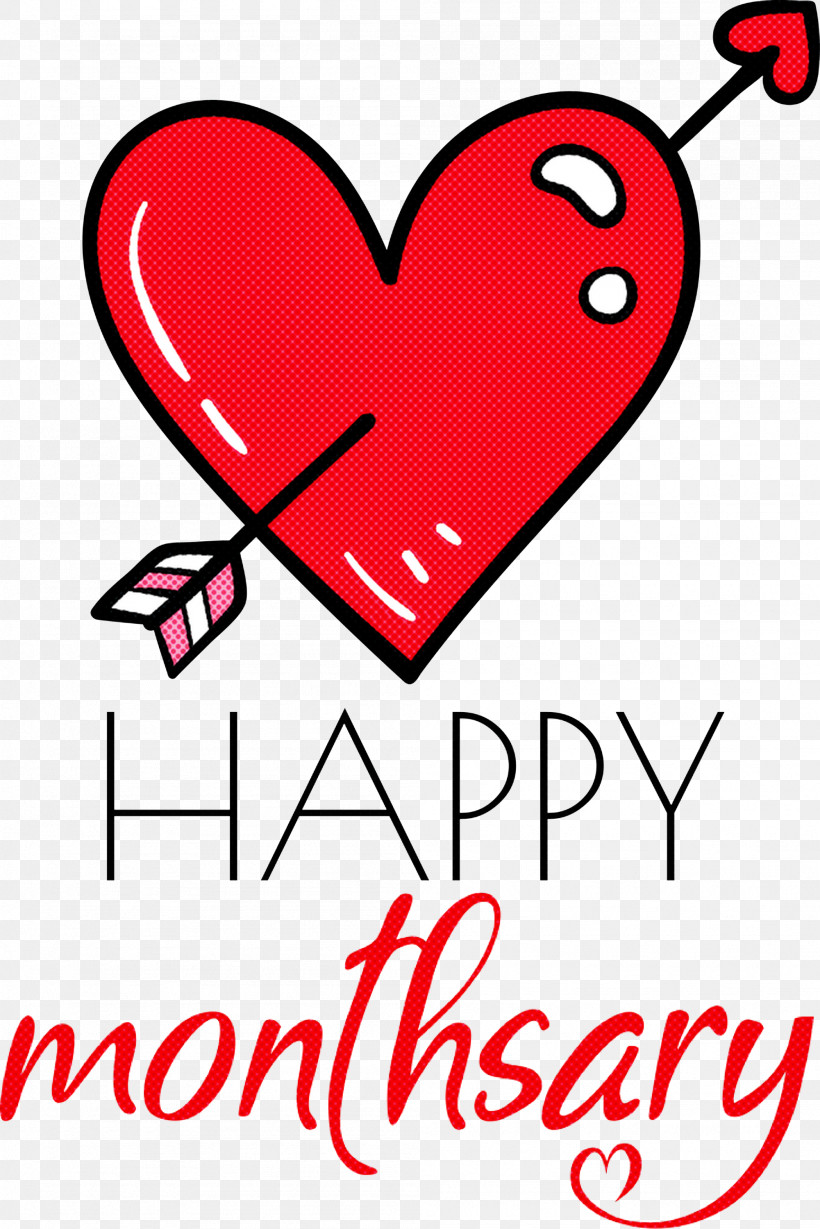 Happy Monthsary, PNG, 2001x3000px, Happy Monthsary, Cartoon, Geometry, Heart, Line Download Free