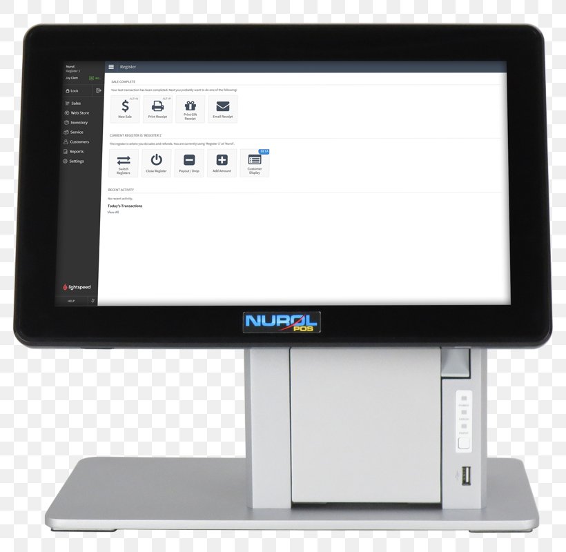 Lightspeed Point Of Sale Retail Computer Software, PNG, 800x800px, Lightspeed, Computer, Computer Hardware, Computer Monitor, Computer Monitor Accessory Download Free