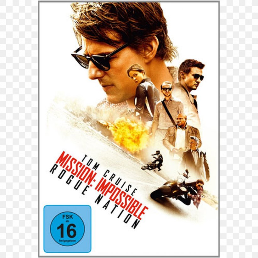 Mission: Impossible – Rogue Nation Blu-ray Disc Chris Farley YouTube Ethan Hunt, PNG, 1024x1024px, Bluray Disc, Advertising, Album Cover, Chris Farley, Christopher Mcquarrie Download Free