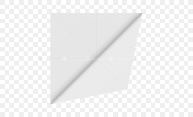 Paper Line Triangle, PNG, 500x500px, Paper, Material, Rectangle, Triangle, White Download Free