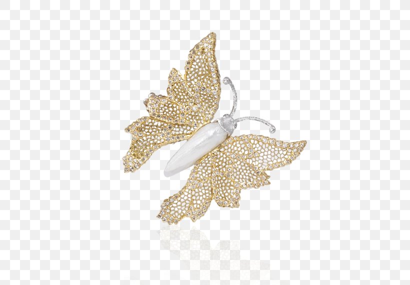 Brooch Butterfly Earring Jewellery Buccellati, PNG, 570x570px, Brooch, Body Jewelry, Buccellati, Butterfly, Diamond Download Free