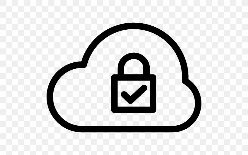 Cloud Computing Security Lock, PNG, 512x512px, Cloud Computing, Area, Black And White, Cloud Computing Security, Cloud Storage Download Free