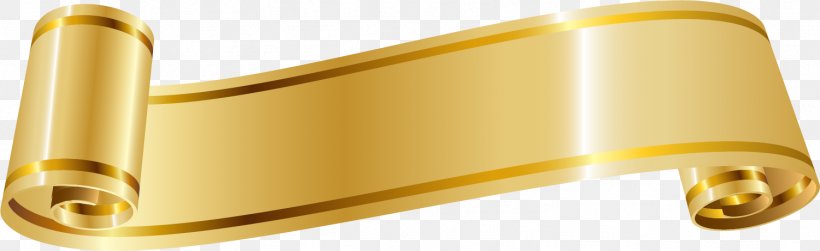Ribbon Gold, PNG, 1501x461px, Ribbon, Film, Gold, Hardware, Material Download Free