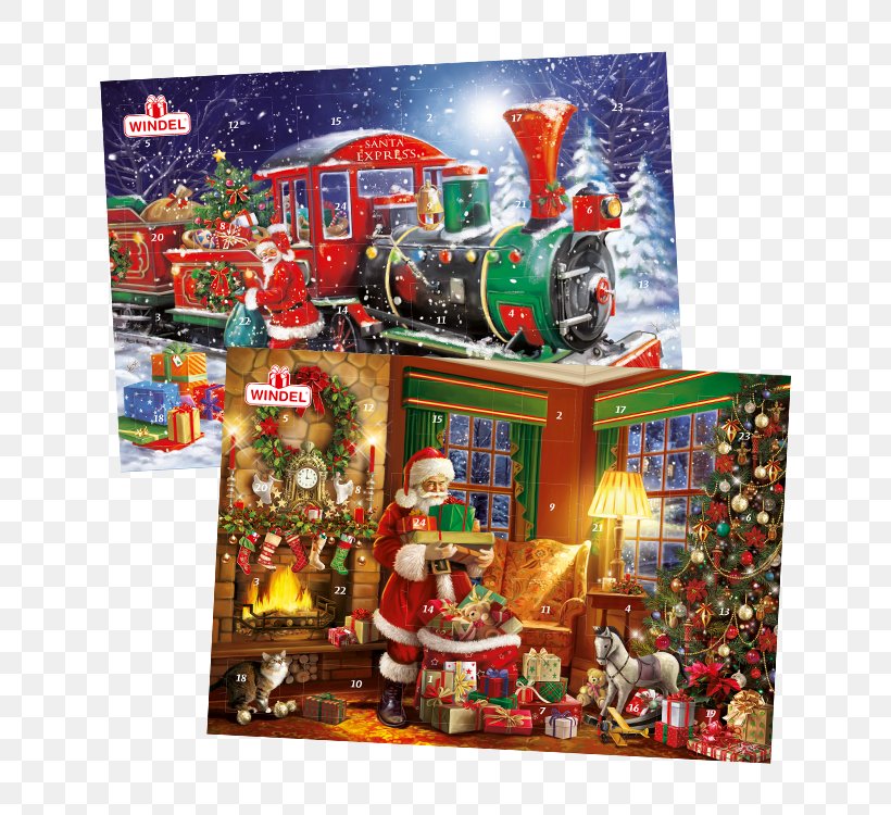 Santa Claus Advent Calendars Christmas Ornament, PNG, 750x750px, Santa Claus, Advent, Advent Calendars, Calendar, Character Download Free