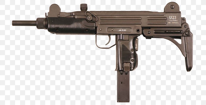 Uzi Submachine Gun Israel Weapon Industries Firearm, PNG, 750x419px, Watercolor, Cartoon, Flower, Frame, Heart Download Free