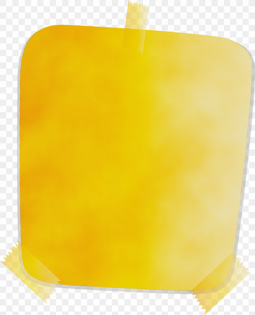 Yellow, PNG, 2433x3000px, Tape, Paint, Watercolor, Wet Ink, Yellow Download Free