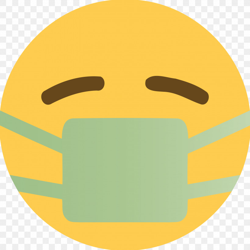 Emoji With Mask Corona Coronavirus, PNG, 3000x3000px, Emoji With Mask, Cartoon, Circle, Convid, Corona Download Free