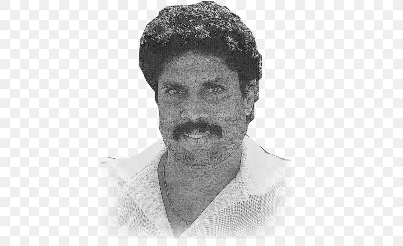 Kapil Dev India National Cricket Team Bowling (cricket) Wisden Cricketers' Almanack, PNG, 500x500px, India National Cricket Team, Beard, Black And White, Bowling Cricket, Chin Download Free