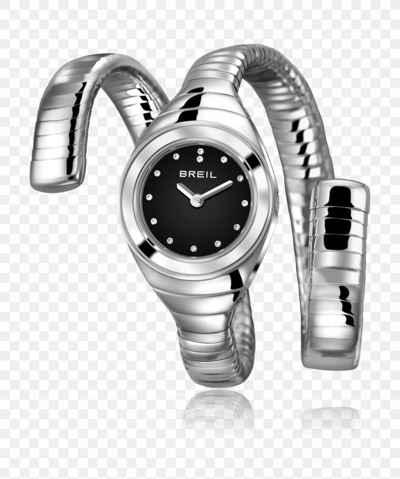 Breil Bracelet Watch Quartz Clock Jewellery, PNG, 1000x1200px, Breil, Baume Et Mercier, Black And White, Bracelet, Chronograph Download Free