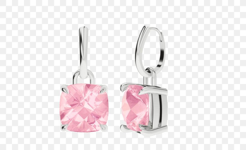 Earring Crystal Pink Jewellery Diamond Color, PNG, 500x500px, Earring, Body Jewelry, Colored Gold, Cora Sundrop Diamond, Crystal Download Free