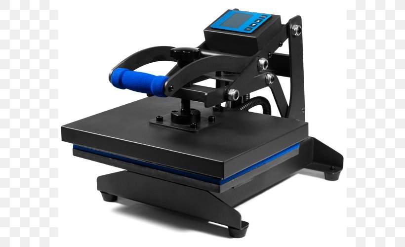 Heat Press T-shirt Printing Press Machine, PNG, 750x500px, Heat Press, Hardware, Heat, Hydraulic Press, Hydraulics Download Free