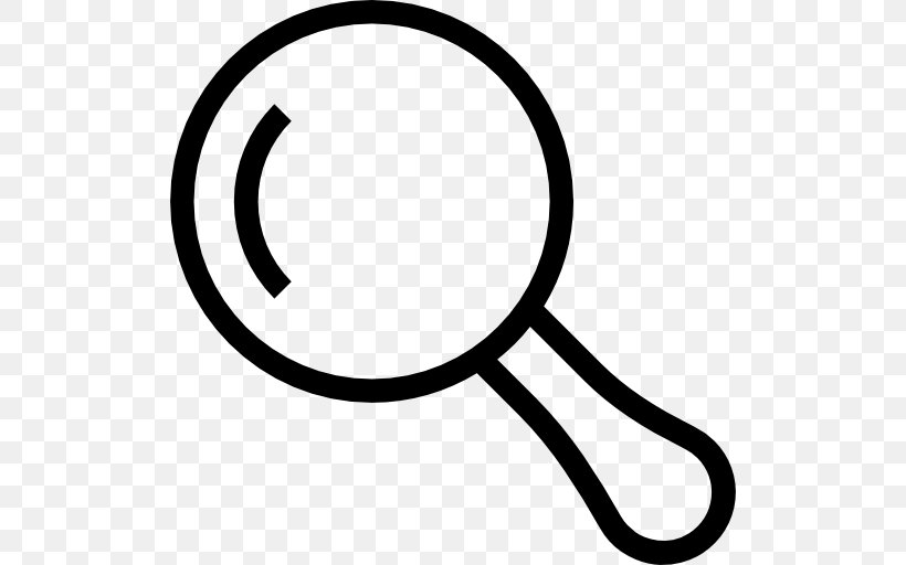 Magnifying Glass Light, PNG, 512x512px, Magnifying Glass, Area, Black And White, Glass, Light Download Free