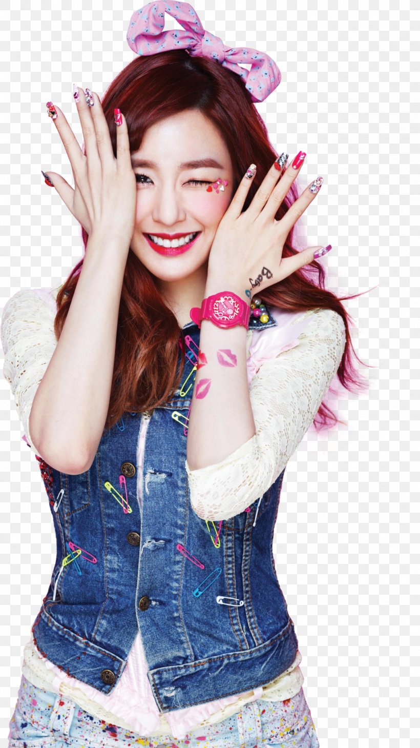 Tiffany Girls' Generation South Korea Musician, PNG, 1024x1823px, Watercolor, Cartoon, Flower, Frame, Heart Download Free