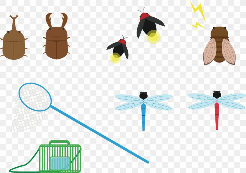 Insect Collecting 虫 Clip Art, PNG, 3840x2702px, Insect, Art, Beak, Copyrightfree, Diagram Download Free