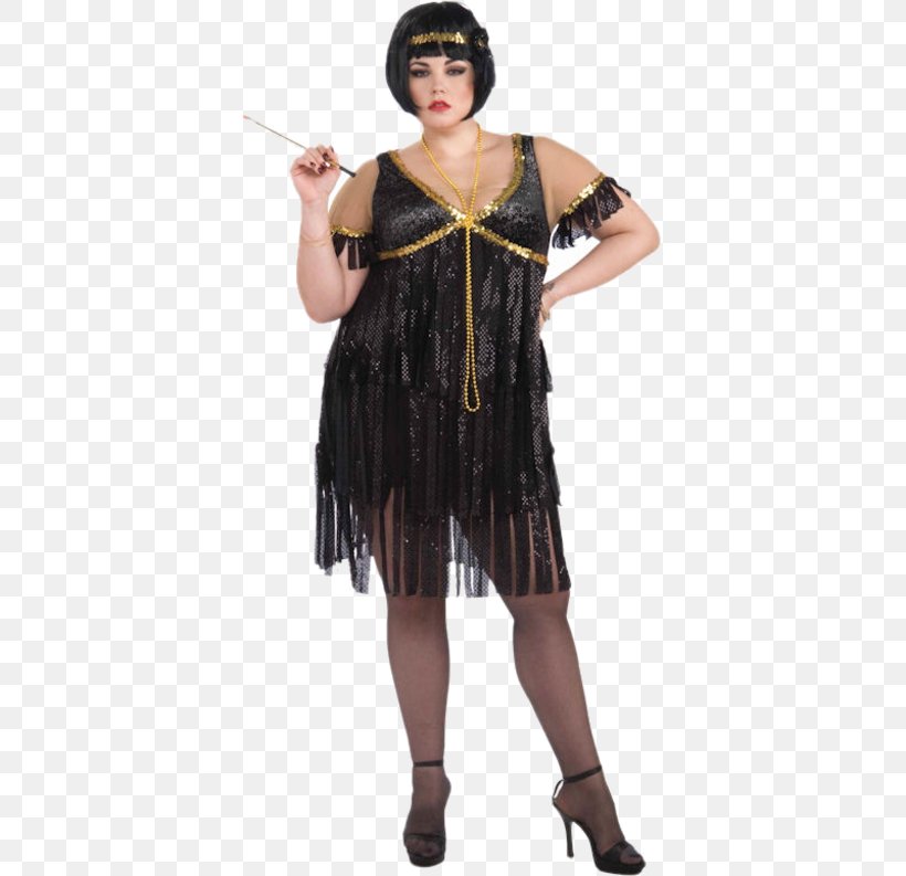 1920s Flapper Costume Dress Roaring Twenties, PNG, 500x793px, Flapper, Clothing, Cocktail Dress, Costume, Costume Design Download Free