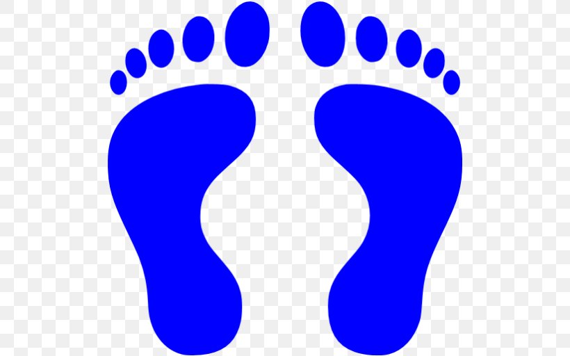 Footprint Clip Art, PNG, 512x512px, Footprint, Area, Electric Blue, Foot, Homo Sapiens Download Free