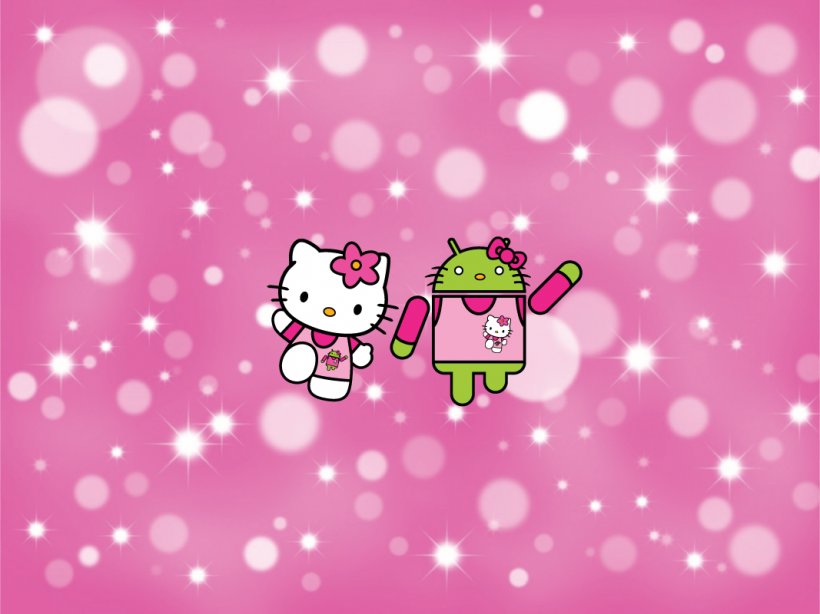 Hello Kitty Pink Background gambar ke 20
