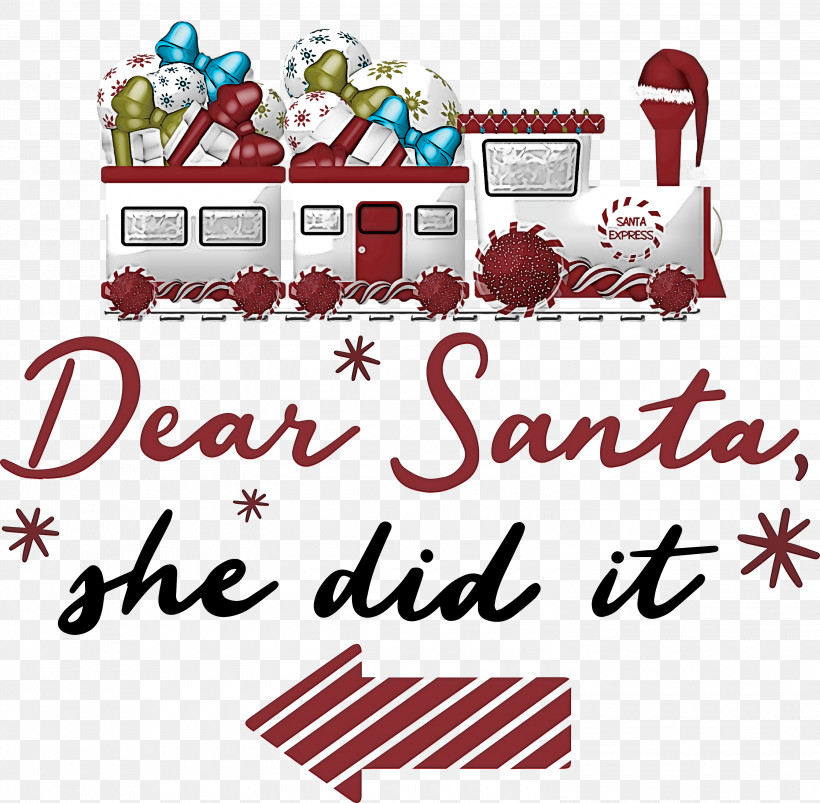 Dear Santa Santa Claus Christmas, PNG, 3000x2938px, Dear Santa, Calligraphy, Christmas, Christmas Day, Drawing Download Free