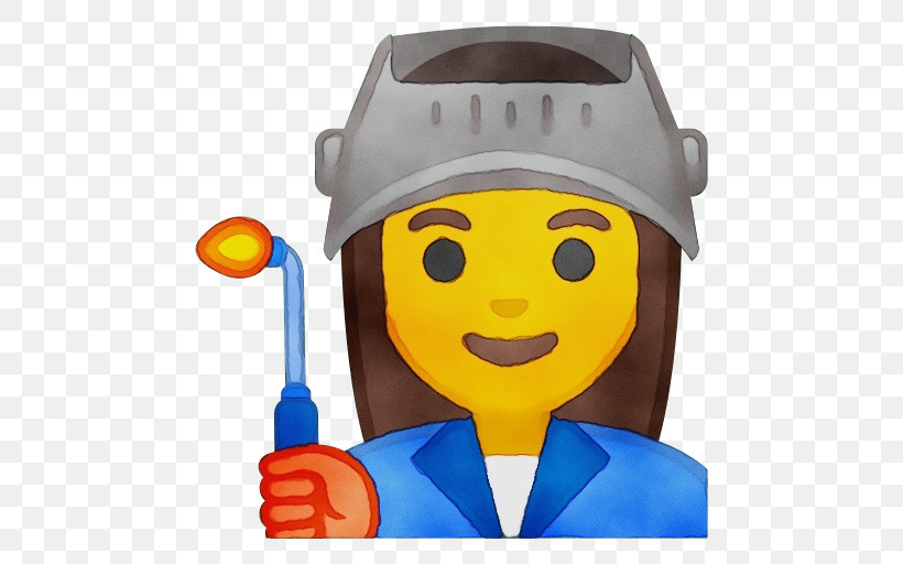 Factory Construction Worker Manufacturing Cartoon Industry, PNG, 512x512px, Watercolor, Cartoon, Construction, Construction Worker, Emoji Download Free