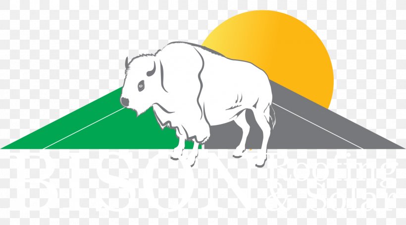 Bison Roofing And Solar Solar Power Roofer Solar Energy, PNG, 1920x1064px, Bison Roofing And Solar, Art, Business, Carnivoran, Cartoon Download Free