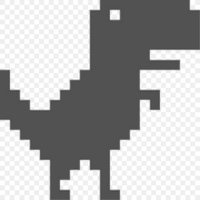 Google Chrome Guess The Font Dinosaur Game Nvidia Shield, PNG, 1024x1024px, Google Chrome, Android, Black, Black And White, Brand Download Free
