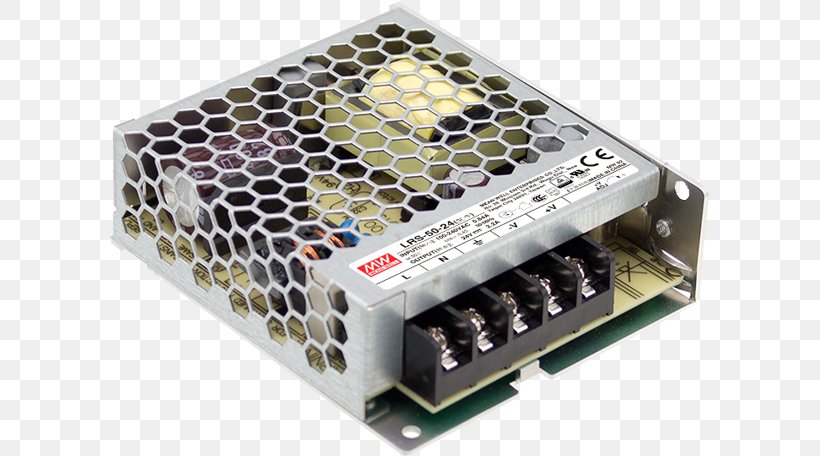 Power Supply Unit MEAN WELL Enterprises Co., Ltd. Switched-mode Power Supply Power Converters Meanwell Power Supplies, PNG, 600x456px, Power Supply Unit, Acdc Receiver Design, Alternating Current, Computer Component, Direct Current Download Free