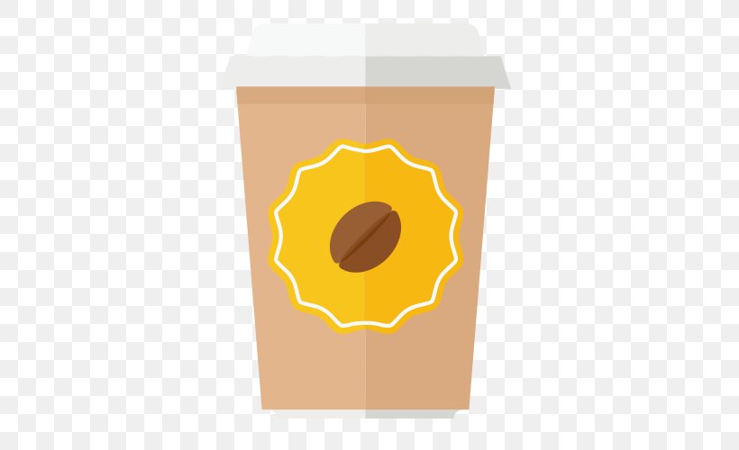 Coffee Cup Yellow Pattern, PNG, 500x500px, Coffee Cup, Cup, Drinkware, Yellow Download Free