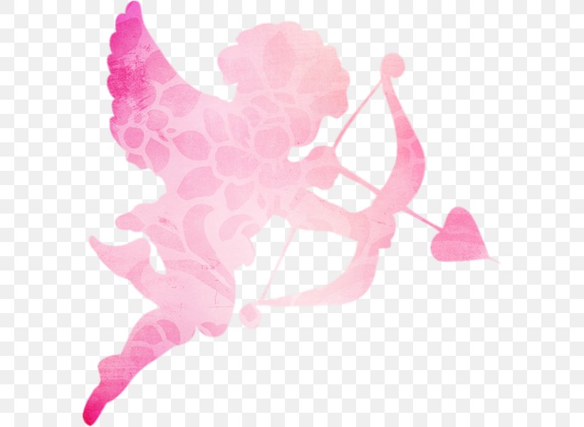 Cupid Love Valentine's Day Clip Art, PNG, 590x600px, Cupid, Alphabet, Fictional Character, Flower, Flowering Plant Download Free