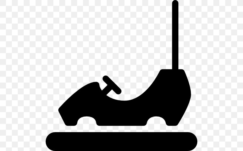 Vector Graphics Illustration Bumper Cars Photograph, PNG, 512x512px, Bumper Cars, Black, Blackandwhite, Footwear, Logo Download Free