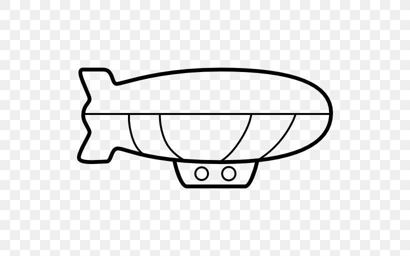 Blimp Airship Drawing Clip Art, PNG, 512x512px, Blimp, Airship, Area, Black, Black And White Download Free
