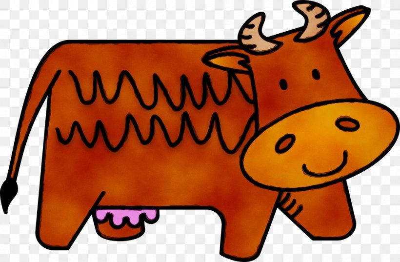 Cattle Transparency Cartoon JPEG, PNG, 960x629px, Watercolor, Animal Figure, Bovine, Cartoon, Cattle Download Free