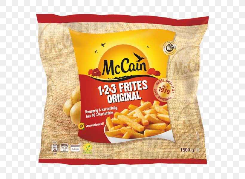French Fries McCain Foods Edeka Frozen Food Sales Quote, PNG, 600x600px, French Fries, Baking, Convenience Food, Cuisine, Dish Download Free
