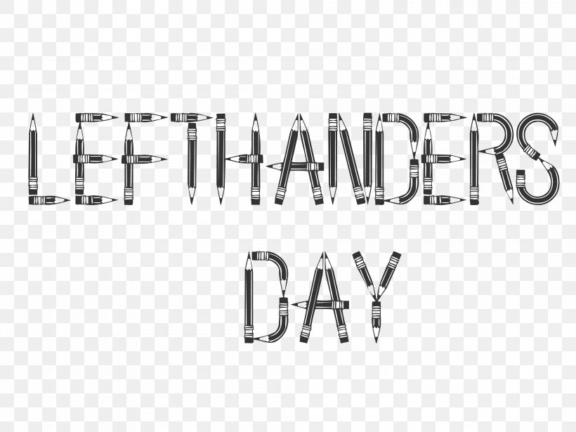 Left-Handers Day., PNG, 4000x3000px, Brand, Area, Black, Black And White, Blanket Download Free