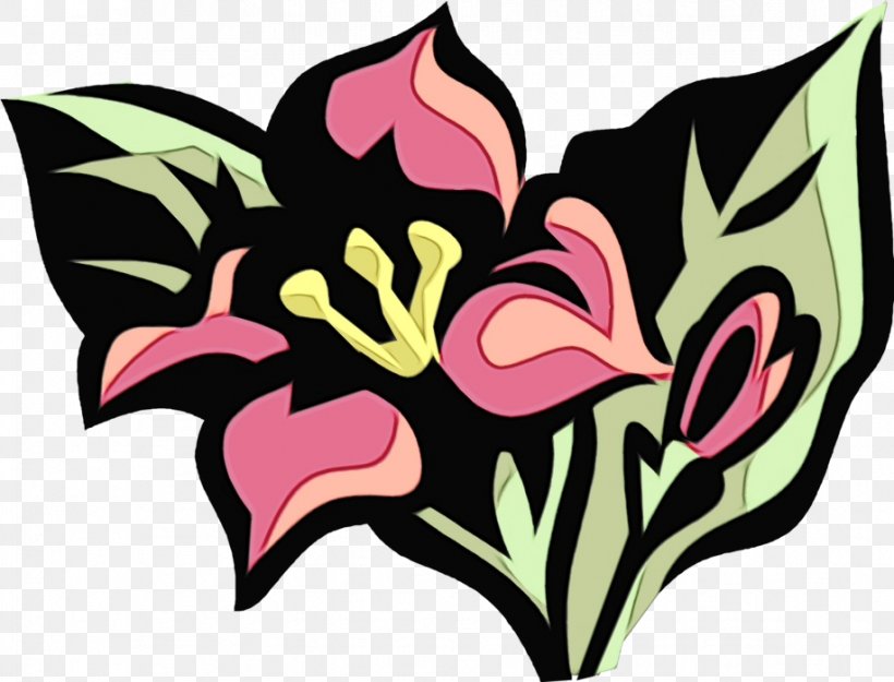 Pink Leaf Plant Flower Petal, PNG, 917x700px, Watercolor, Flower, Leaf, Logo, Paint Download Free
