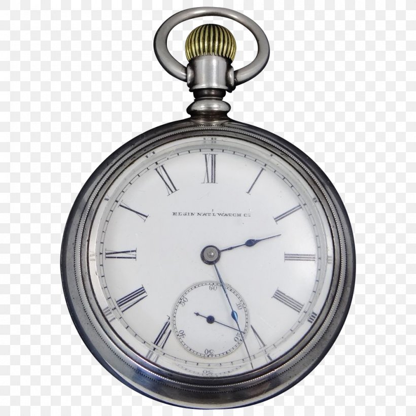 Pocket Watch Elgin National Watch Company Clock, PNG, 997x997px, Watch, Clock, Coin, Elgin National Watch Company, Metal Download Free