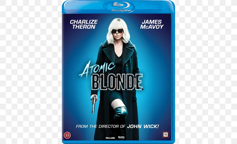 Blu-ray Disc Ultra HD Blu-ray Lorraine Broughton Film 4K Resolution, PNG, 500x500px, 4k Resolution, Bluray Disc, Advertising, Atomic Blonde, Blue Download Free