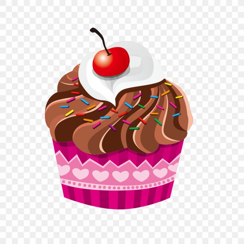 Cupcake Birthday Cake Wedding Cake, PNG, 945x945px, Cupcake, Birthday Cake, Buttercream, Cake, Cherry Download Free