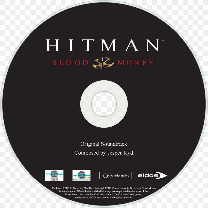 Hitman: Blood Money Hitman: Contracts Agent 47 Hitman: Damnation, PNG, 1000x1000px, Hitman Blood Money, Agent 47, Brand, Compact Disc, Data Storage Device Download Free