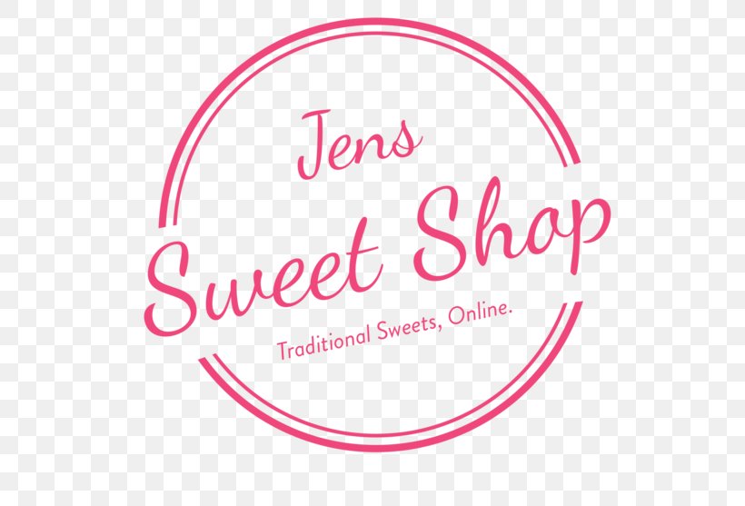 Logo Brand Line Jens Sweet Shop Font, PNG, 600x557px, Logo, Area, Brand, Magenta, Pink Download Free