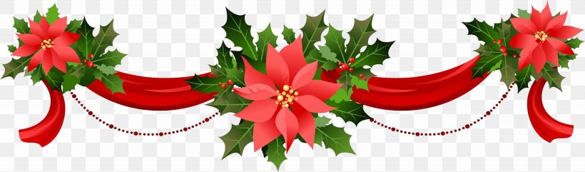 Santa Claus Christmas Decoration Christmas Ornament, PNG, 1435x423px, Santa Claus, Branch, Christmas, Christmas And Holiday Season, Christmas Card Download Free