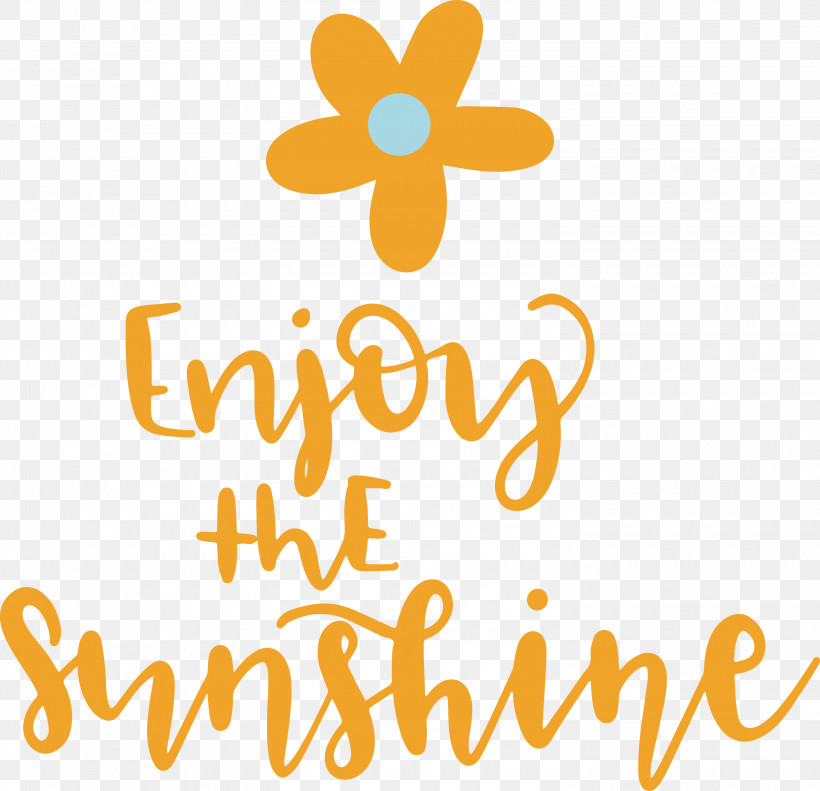 Sunshine Enjoy The Sunshine, PNG, 3000x2894px, Sunshine, Floral Design, Happiness, Logo, Meter Download Free