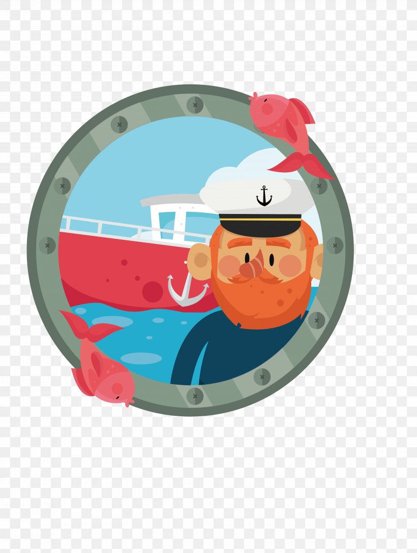 Sea Captain Sailor Illustration, PNG, 3870x5135px, Sea Captain, Boat, Fictional Character, Maritime Transport, Navigation Download Free