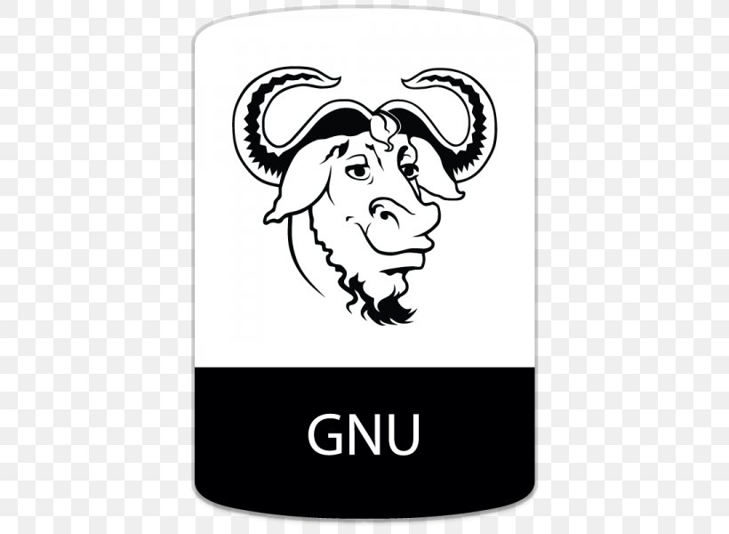 GNU Compiler Collection Linux GNU General Public License Emacs, PNG, 600x600px, Gnu, Bash, Black, Black And White, Brand Download Free