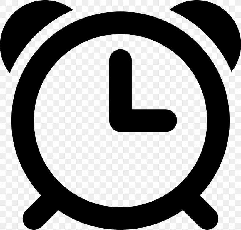 Alarm Clocks Clip Art, PNG, 980x936px, Clock, Alarm Clocks, Animaatio, Area, Black And White Download Free