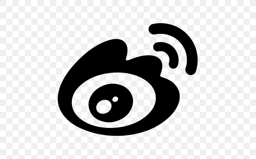 Sina Weibo Tencent Weibo Logo Sina Corp, PNG, 512x512px, Sina Weibo, Black, Black And White, Logo, Silhouette Download Free