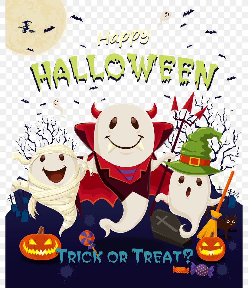 Halloween Costume Trick-or-treating Party, PNG, 784x949px, Halloween, All Saints Day, Art, Cartoon, Christmas Download Free