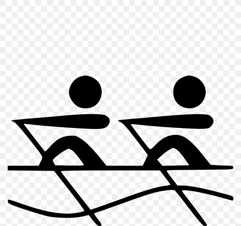 High Performance Rowing Clip Art, PNG, 768x768px, Rowing, Area, Artwork, Black, Black And White Download Free